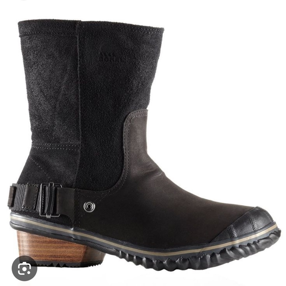 Sorel Slim Shortie Boots in Black